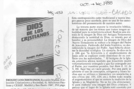 Dios de los cristianos