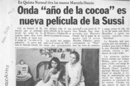 Onda "año de la cocoa" es nueva película de la Sussi  [artículo].