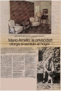 Mario Arnello, "La privacidad otorga el sentido al hogar"