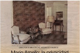 Mario Arnello, "La privacidad otorga el sentido al hogar"