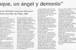 "En el bosque, un ángel y demonio"  [artículo] Mardoqueo Cáceres.