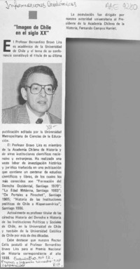 "Imagen de Chile en el siglo XX"  [artículo].