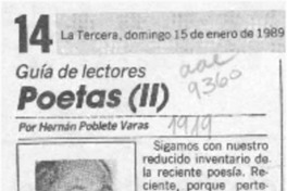 Poetas (II)