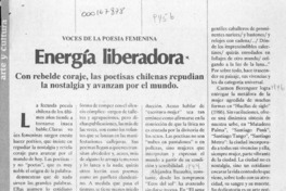 Energía liberadora  [artículo] Virginia Vidal.