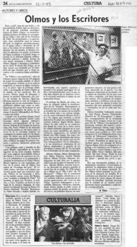 Olmos y los escritores  [artículo] Filebo.