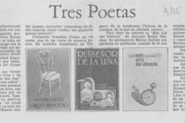 Tres poetas