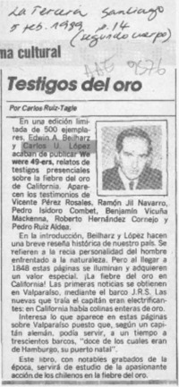 Testigos del oro