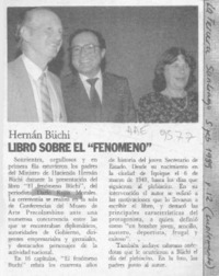 Libro sobre el "fenómeno"  [artículo].