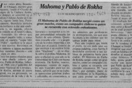 Mahoma y Pablo de Rokha  [artículo] Luis Merino Reyes.