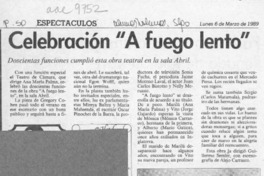 Celebración "A fuego lento"
