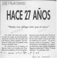 Hace 27 años  [artículo] Pauline Kantor.