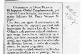 "El Impuesto Global Complementario"