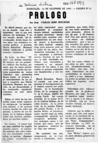 Prólogo  [artículo] Carlos René Ibacache.
