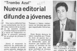 Nueva editorial difunde a jóvenes  [artículo].