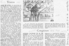 Textos  [artículo].