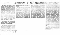 Rubén y su sombra  [artículo] Federico Tatter.