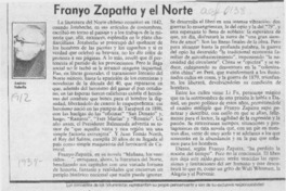 Franyo Zapatta y el Norte