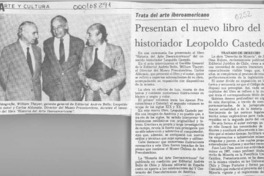 Presentan el nuevo libro del historiador Leopoldo Castedo  [artículo].
