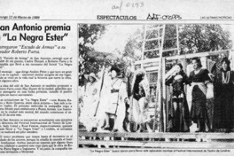 San Antonio premia a "La negra Ester"