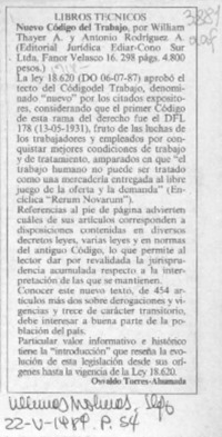 Libros técnicos  [artículo] Osvaldo Torres-Ahumada.