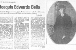 Joaquín Edwards Bello