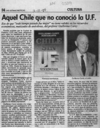 Aquel Chile que no conoció la U. F.  [artículo].