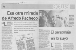 Esa otra mirada de Alfredo Pacheco