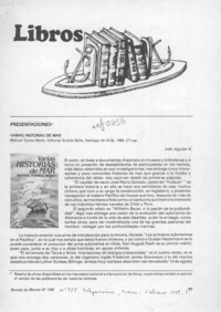 Varias historias de mar  [artículo] Iván Aguilar K.