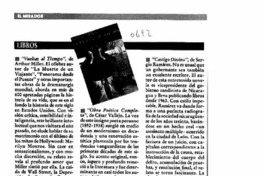 Libros  [artículo].