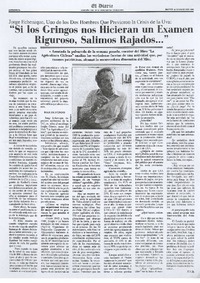 "Si los gringos nos hicieran un examen riguroso, salimos rajados -- "