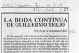 La boda continúa de Guillermo Trejo