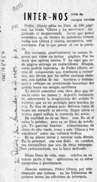 Inter - Nos  [artículo] Enrique Neiman.