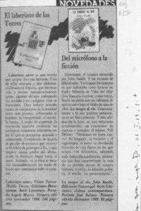 Novedades  [artículo].