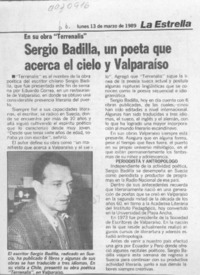 Sergio Badilla, un poeta que acerca el cielo y Valparaíso
