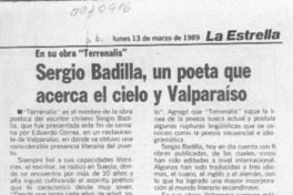 Sergio Badilla, un poeta que acerca el cielo y Valparaíso