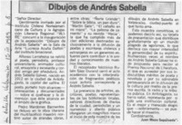Dibujos de Andrés Sabella