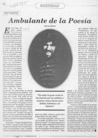 Ambulante de la poesía