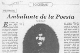 Ambulante de la poesía