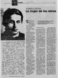 La Mujer de los reinos  [artículo].