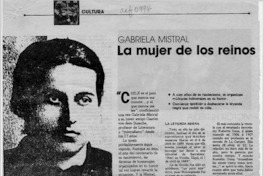 La Mujer de los reinos  [artículo].