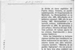 Historia de Victoria  [artículo].