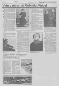 Vida y obras de Gabriela Mistral