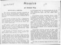 Mosaico  [artículo] Abelardo Troy.