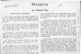 Mosaico  [artículo] Abelardo Troy.
