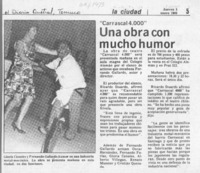 Una Obra con mucho humor