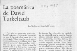 La poemática de David Turkeltaub