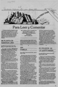Para leer y comentar  [artículo].
