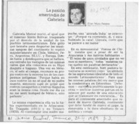 La pasión amerindia de Gabriela