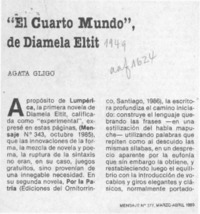 "El cuarto mundo", de Diamela Eltit