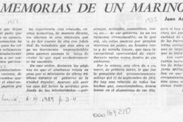 Memorias de un marino